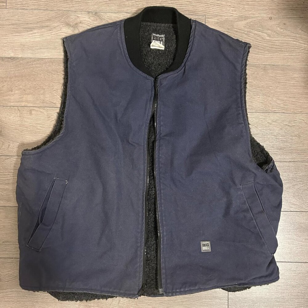 BigBill Navy Blue Work Vest - XL